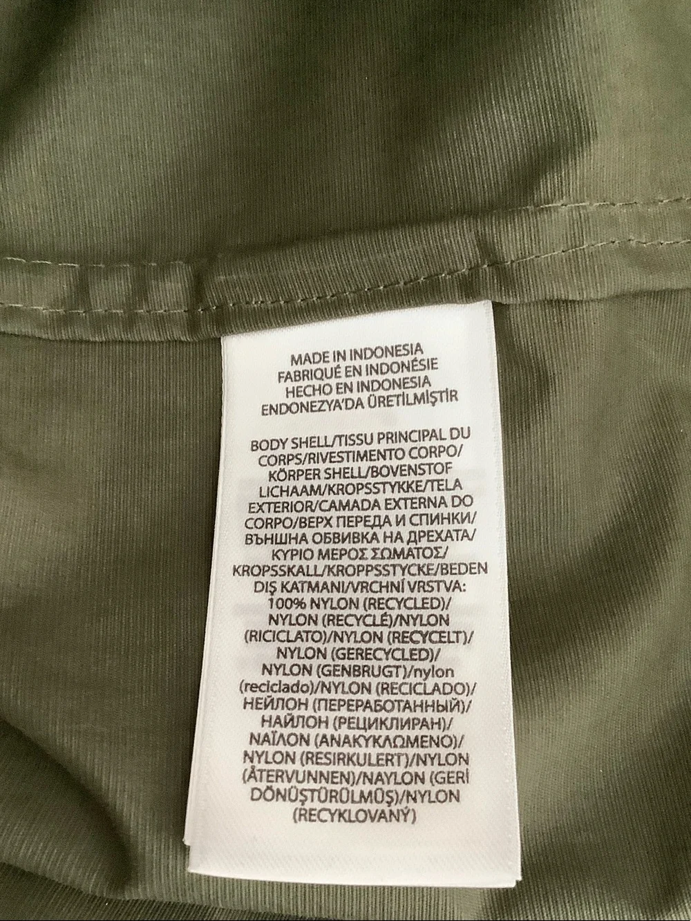 Polo by Ralph Lauren Olive Green Hooded Rain Jacket